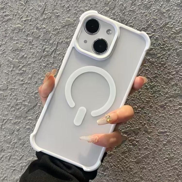 Semi-transparent Skin Feel Frosted MagSafe Phone Case, For iPhone 14 Plus, For iPhone 14, For iPhone 14 Pro