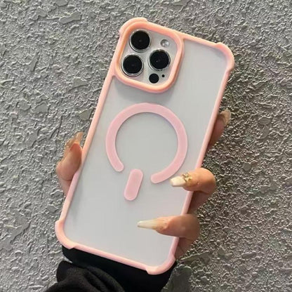 Semi-transparent Skin Feel Frosted MagSafe Phone Case, For iPhone 14 Plus, For iPhone 14, For iPhone 14 Pro