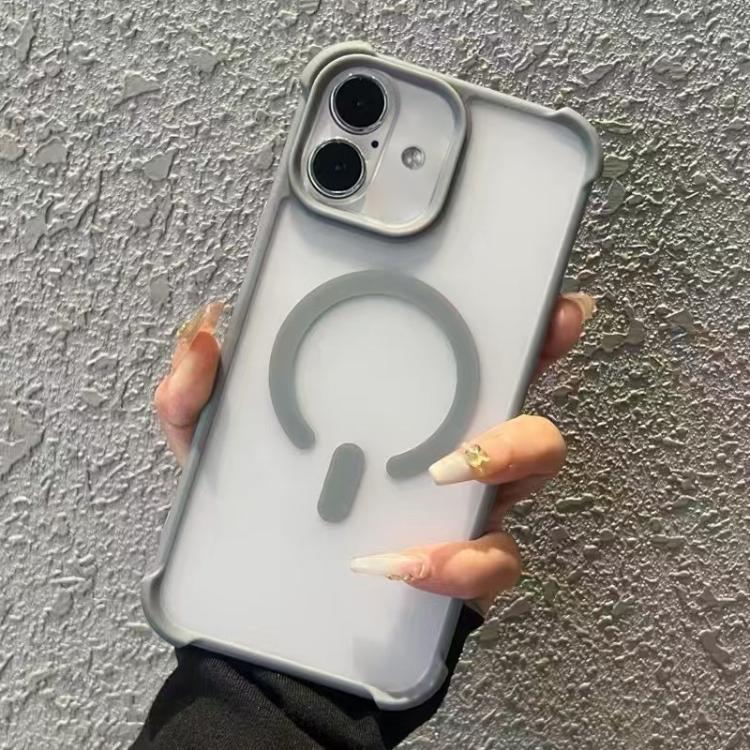 Semi-transparent Skin Feel Frosted MagSafe Phone Case, For iPhone 16 Plus, For iPhone 16, For iPhone 15 Pro Max