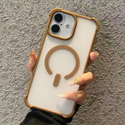 Semi-transparent Skin Feel Frosted MagSafe Phone Case, For iPhone 16 Plus, For iPhone 16, For iPhone 15 Pro Max