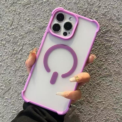 Semi-transparent Skin Feel Frosted MagSafe Phone Case, For iPhone 17e / 16e, For iPhone 16 Pro Max, For iPhone 16 Pro