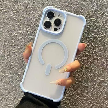 Semi-transparent Skin Feel Frosted MagSafe Phone Case, For iPhone 17e / 16e, For iPhone 16 Pro Max, For iPhone 16 Pro