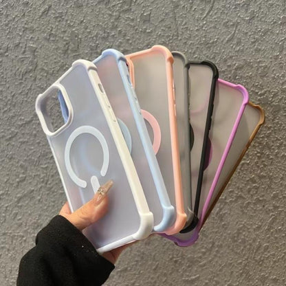 Semi-transparent Skin Feel Frosted MagSafe Phone Case, For iPhone 17e / 16e, For iPhone 16 Pro Max, For iPhone 16 Pro