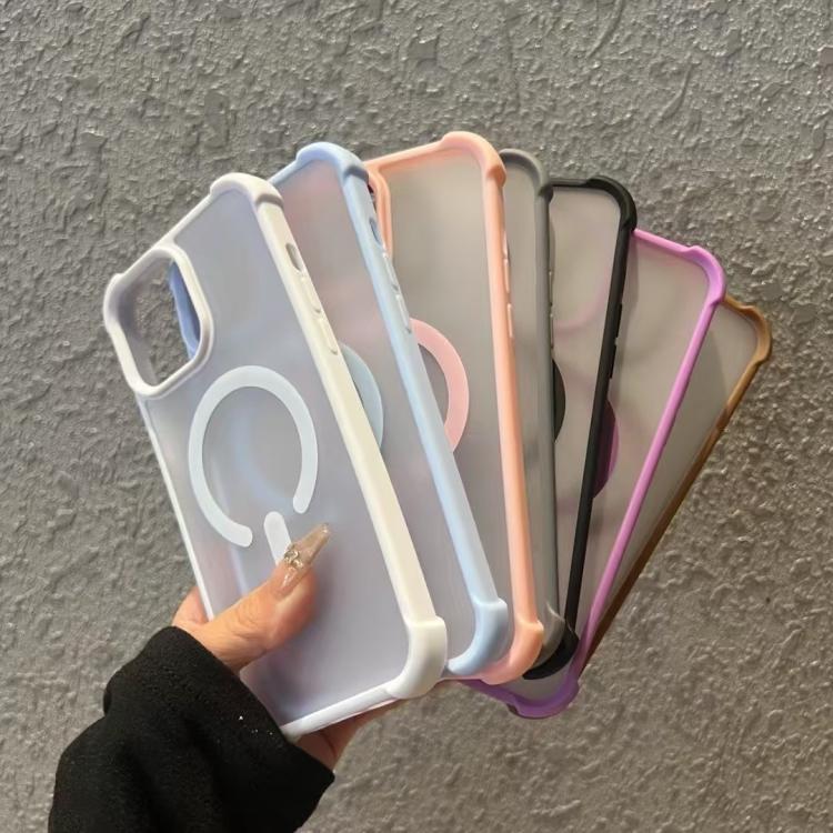 Semi-transparent Skin Feel Frosted MagSafe Phone Case, For iPhone 14 Plus, For iPhone 14, For iPhone 14 Pro