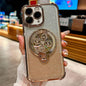 Gradient Glitter Spinning Top Holder Phone Case, For iPhone 11, For iPhone 11 Pro, For iPhone XS / X, For iPhone XR