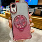 Gradient Glitter Spinning Top Holder Phone Case, For iPhone 11, For iPhone 11 Pro, For iPhone XS / X, For iPhone XR