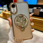 Gradient Glitter Spinning Top Holder Phone Case, For iPhone 11, For iPhone 11 Pro, For iPhone XS / X, For iPhone XR