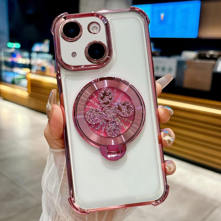 Spinning Top Holder Phone Case, For iPhone 15, For iPhone 14 Plus, For iPhone 14, For iPhone 14 Pro