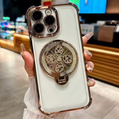 Spinning Top Holder Phone Case, For iPhone 16e, For iPhone 16 Pro Max, For iPhone 16 Pro, For iPhone 16 Plus