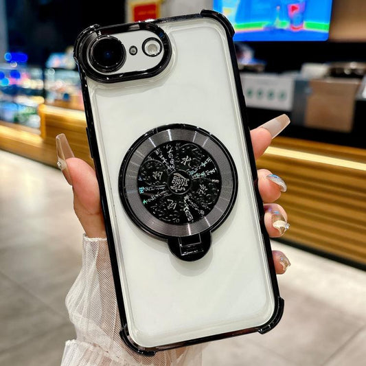 Spinning Top Holder Phone Case, For iPhone 17e / 16e, For iPhone 16 Pro Max, For iPhone 16 Pro, For iPhone 16 Plus