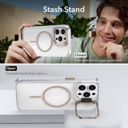 Bright Color Clear MagSafe Lens Frame Holder Phone Case