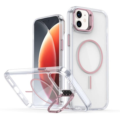 Bright Color Clear MagSafe Lens Frame Holder Phone Case