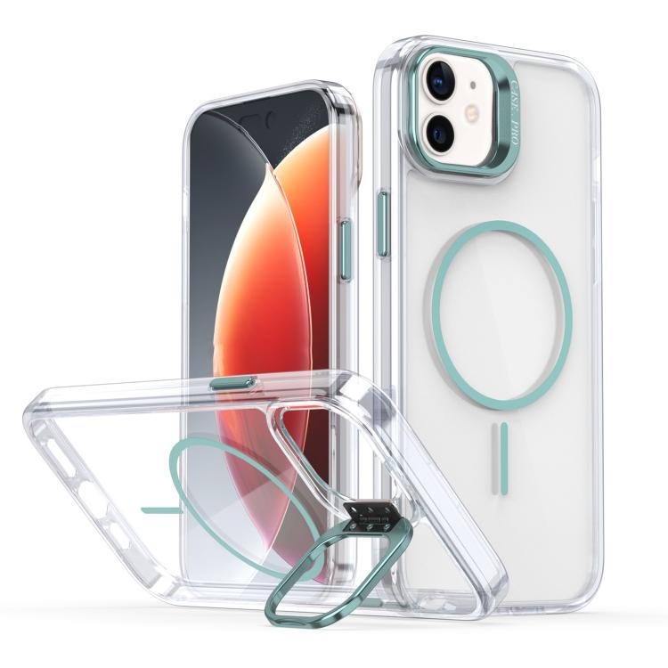 Bright Color Clear MagSafe Lens Frame Holder Phone Case