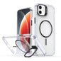 Bright Color Clear MagSafe Lens Frame Holder Phone Case