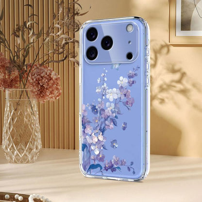 Flower Pattern Painted TPU Phone Case