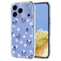 Flower Pattern Painted TPU Phone Case