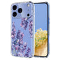 Flower Pattern Painted TPU Phone Case, For iPhone 17e / 16e, For iPhone 17 Pro Max, For iPhone 17 Pro, For iPhone 17