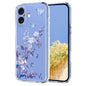 Flower Pattern Painted TPU Phone Case, For iPhone 17e / 16e, For iPhone 17 Pro Max, For iPhone 17 Pro, For iPhone 17