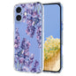 Flower Pattern Painted TPU Phone Case, For iPhone 17e / 16e, For iPhone 17 Pro Max, For iPhone 17 Pro, For iPhone 17