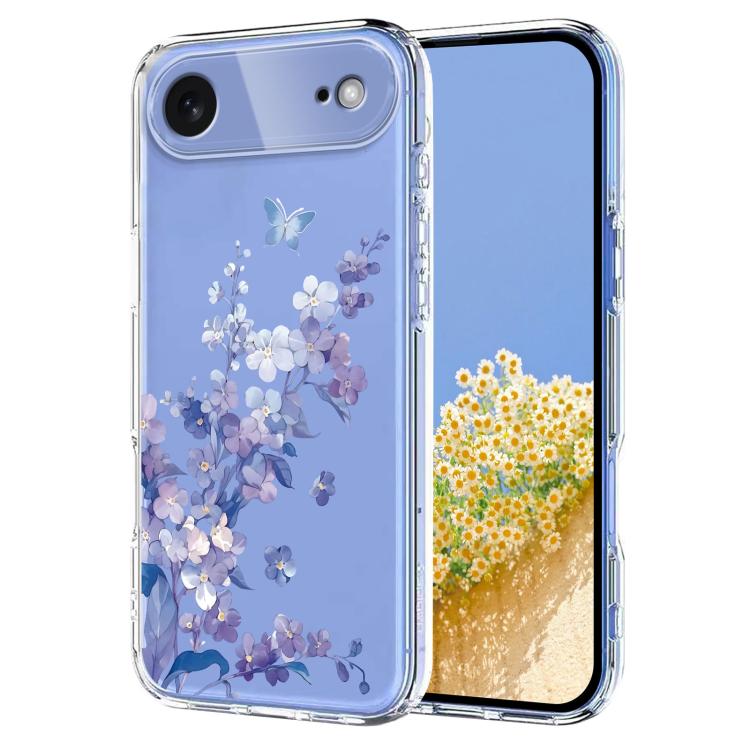 Flower Pattern Painted TPU Phone Case