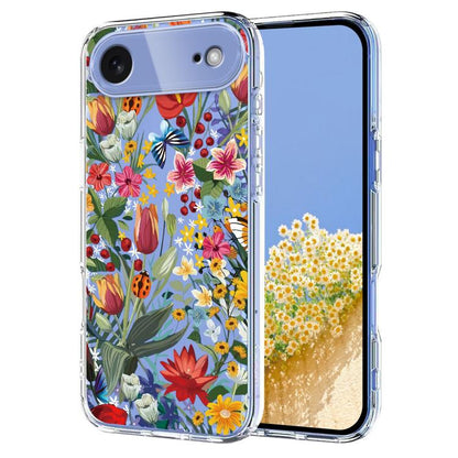 Flower Pattern Painted TPU Phone Case