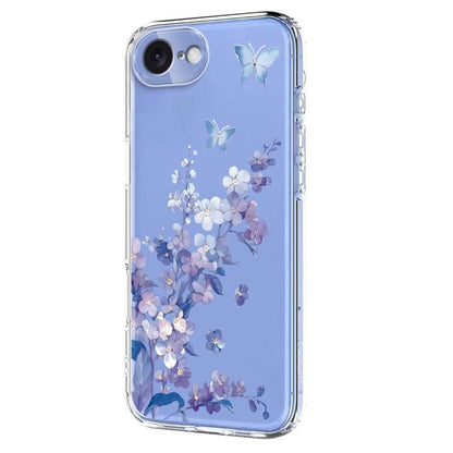 Flower Pattern Painted TPU Phone Case