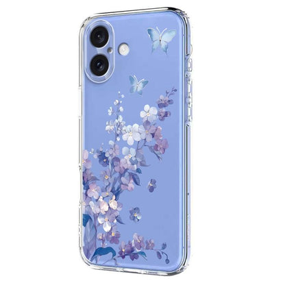 Flower Pattern Painted TPU Phone Case