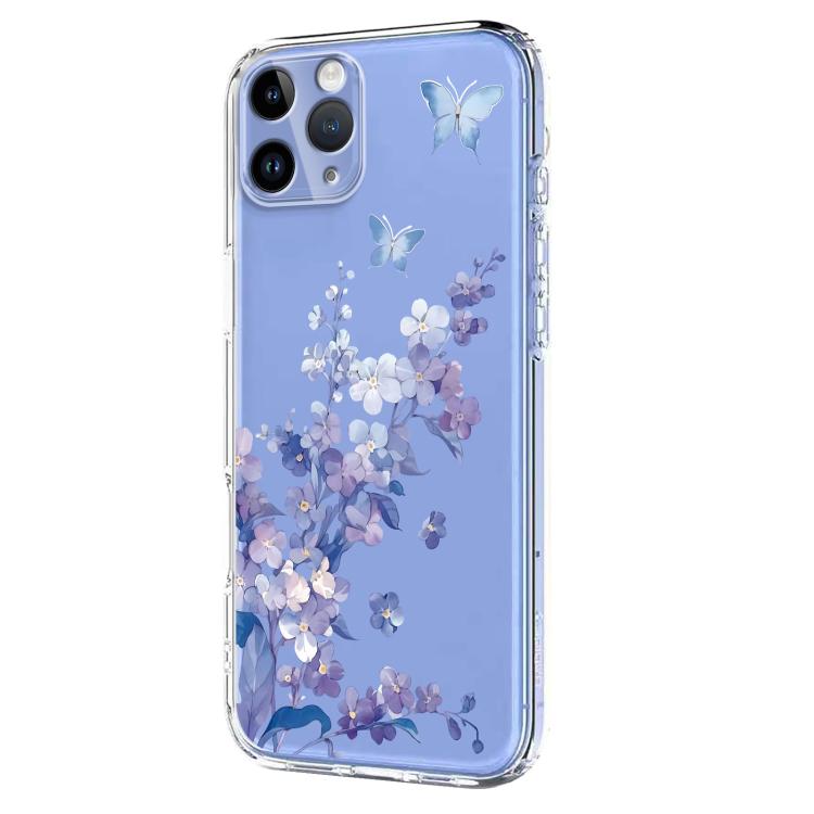 Flower Pattern Painted TPU Phone Case