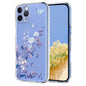 Flower Pattern Painted TPU Phone Case, For iPhone 11, For iPhone 11 Pro, For iPhone X / XS, For iPhone XR