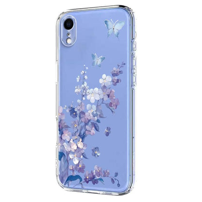 Flower Pattern Painted TPU Phone Case