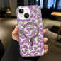 Leopard MagSafe Dual-side Laminating IMD Phone Case, For iPhone 16 Plus, For iPhone 16, For iPhone 15 Pro Max, For iPhone 15 Pro, For iPhone 15 Plus, For iPhone 15