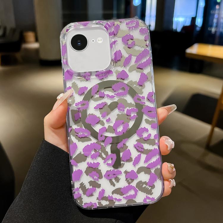 Leopard MagSafe Dual-side Laminating IMD Phone Case, For iPhone 18 Pro / 17 Pro, For iPhone 18 Pro Max / 17 Pro Max, For iPhone 17e / 16e, For iPhone 17, For iPhone 16 Pro Max, For iPhone 16 Pro