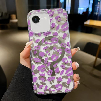 Leopard MagSafe Dual-side Laminating IMD Phone Case, For iPhone 18 Pro / 17 Pro, For iPhone 18 Pro Max / 17 Pro Max, For iPhone 17e / 16e, For iPhone 17, For iPhone 16 Pro Max, For iPhone 16 Pro