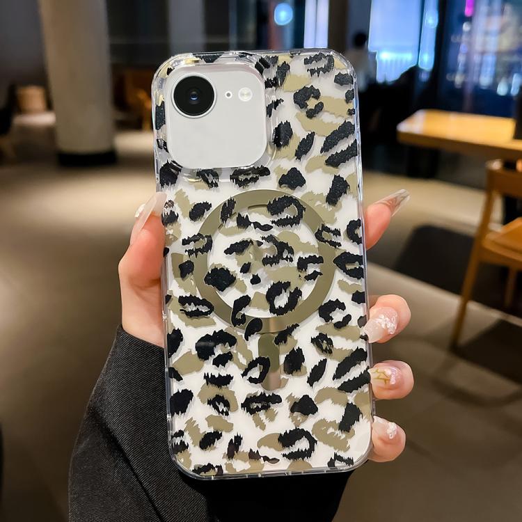 Leopard MagSafe Dual-side Laminating IMD Phone Case, For iPhone 18 Pro / 17 Pro, For iPhone 18 Pro Max / 17 Pro Max, For iPhone 17e / 16e, For iPhone 17, For iPhone 16 Pro Max, For iPhone 16 Pro