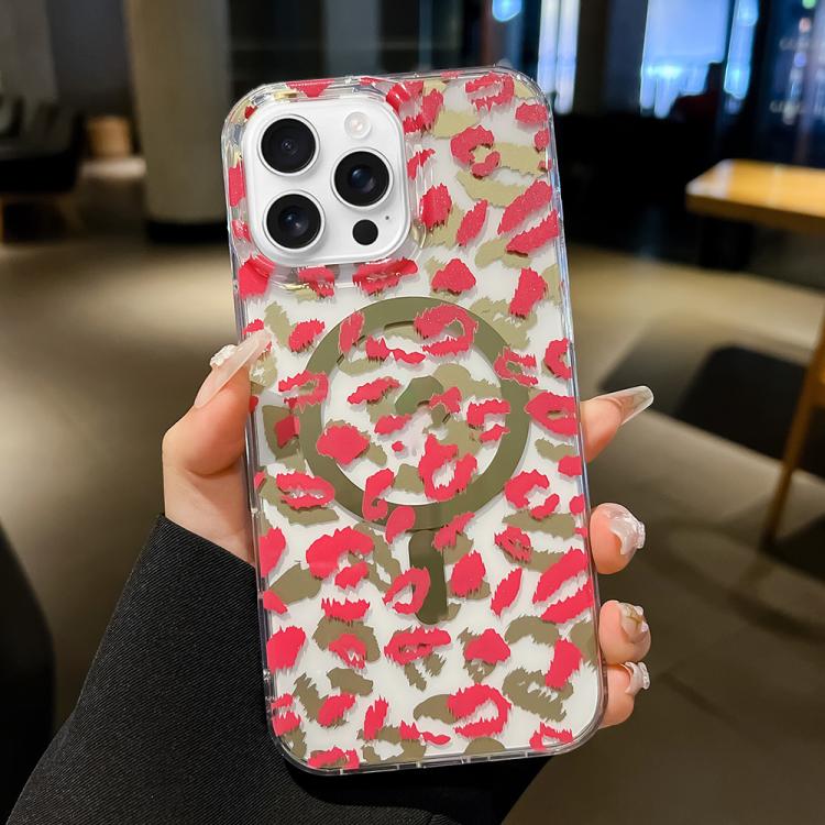 Leopard MagSafe Dual-side Laminating IMD Phone Case, For iPhone 18 Pro / 17 Pro, For iPhone 18 Pro Max / 17 Pro Max, For iPhone 17e / 16e, For iPhone 17, For iPhone 16 Pro Max, For iPhone 16 Pro