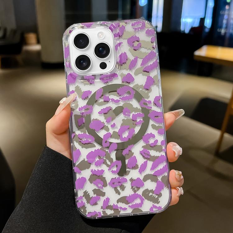Leopard MagSafe Dual-side Laminating IMD Phone Case, For iPhone 18 Pro / 17 Pro, For iPhone 18 Pro Max / 17 Pro Max, For iPhone 17e / 16e, For iPhone 17, For iPhone 16 Pro Max, For iPhone 16 Pro