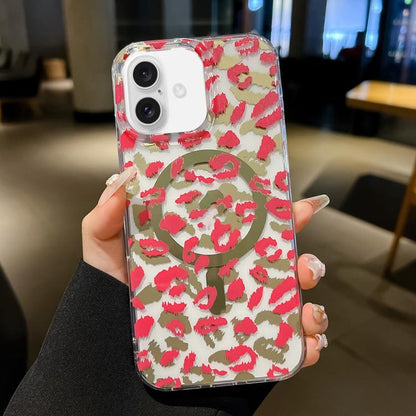 Leopard MagSafe Dual-side Laminating IMD Phone Case, For iPhone 18 Pro / 17 Pro, For iPhone 18 Pro Max / 17 Pro Max, For iPhone 17e / 16e, For iPhone 17, For iPhone 16 Pro Max, For iPhone 16 Pro