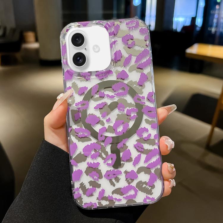 Leopard MagSafe Dual-side Laminating IMD Phone Case, For iPhone 18 Pro / 17 Pro, For iPhone 18 Pro Max / 17 Pro Max, For iPhone 17e / 16e, For iPhone 17, For iPhone 16 Pro Max, For iPhone 16 Pro