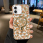Leopard MagSafe Dual-side Laminating IMD Phone Case, For iPhone 18 Pro / 17 Pro, For iPhone 18 Pro Max / 17 Pro Max, For iPhone 17e / 16e, For iPhone 17, For iPhone 16 Pro Max, For iPhone 16 Pro