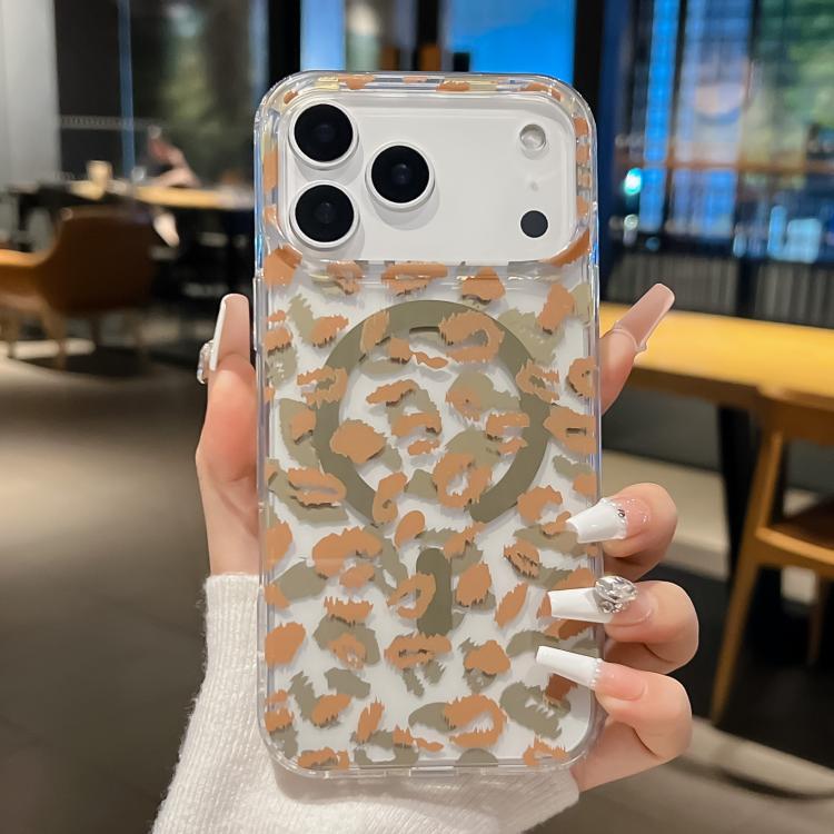 Leopard MagSafe Dual-side Laminating IMD Phone Case