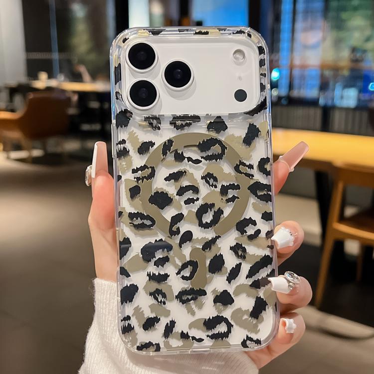 Leopard MagSafe Dual-side Laminating IMD Phone Case