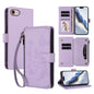 Butterfly Love Flower Multi-card Zipper Wallet Leather Phone Case, For iPhone 14 Pro, For iPhone 14 Pro Max, For iPhone 7 / 8 / SE 2022
