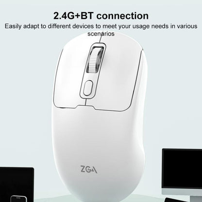 ZGA Sky Drill Dual Modes 2.4G BT5.0 Wireless Mouse