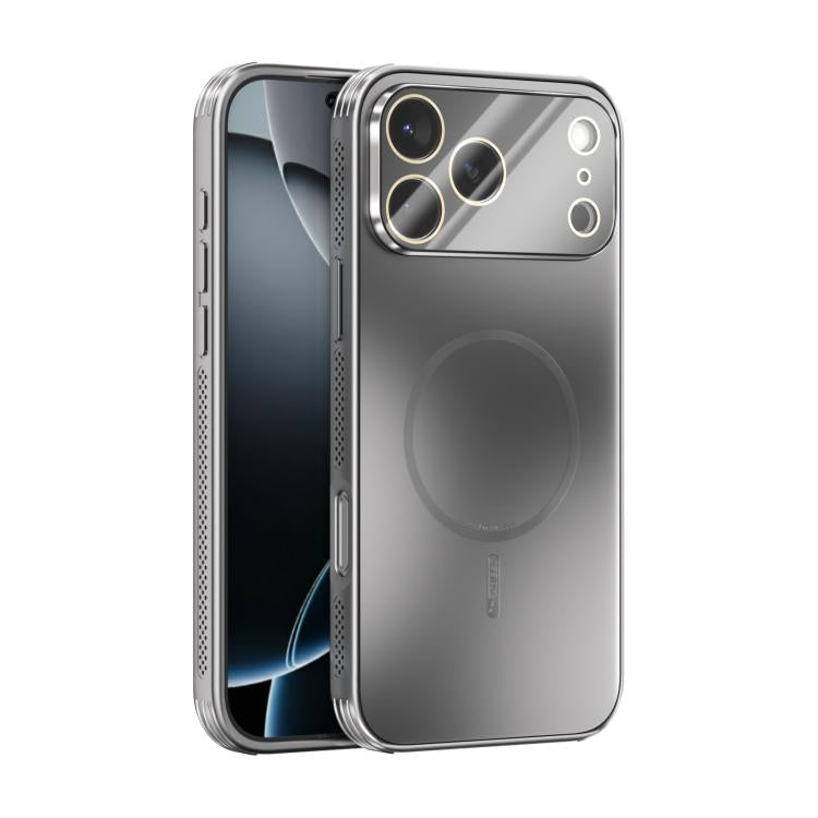 ABEEL Heat Dissipation Frosted MagSafe Phone Case with Lens Film, For iPhone 17e / 16e, For iPhone 17 Pro Max, For iPhone 17 Pro, For iPhone 17