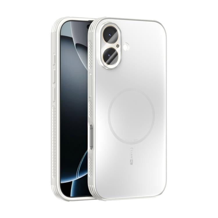 ABEEL Heat Dissipation Frosted MagSafe Phone Case with Lens Film, For iPhone 17e / 16e, For iPhone 17 Pro Max, For iPhone 17 Pro, For iPhone 17