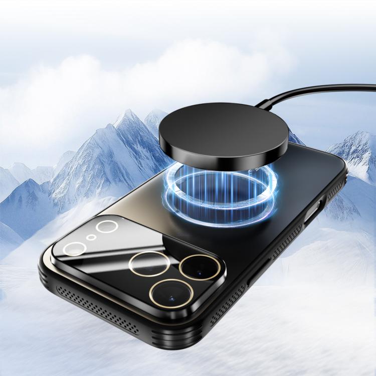 ABEEL Heat Dissipation Frosted MagSafe Phone Case with Lens Film, For iPhone Air, For iPhone 16 Pro Max, For iPhone 16 Pro, For iPhone 16 Plus