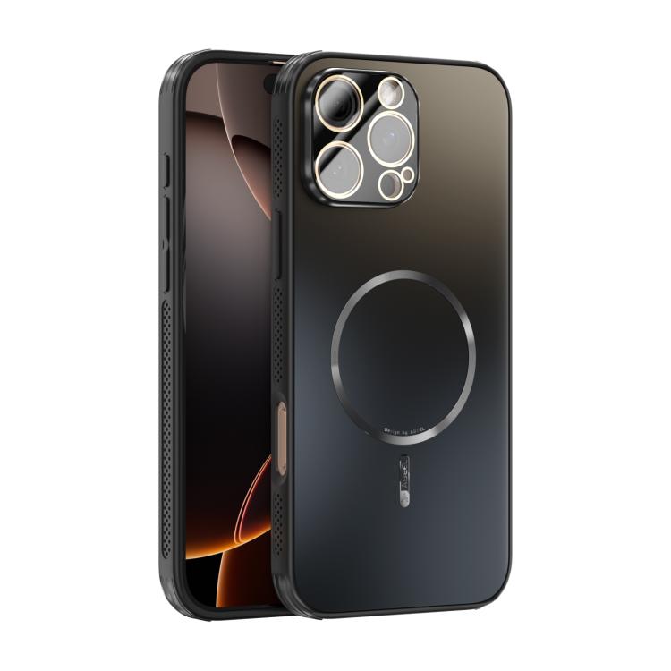 ABEEL Heat Dissipation Frosted MagSafe Phone Case with Lens Film, For iPhone Air, For iPhone 16 Pro Max, For iPhone 16 Pro, For iPhone 16 Plus