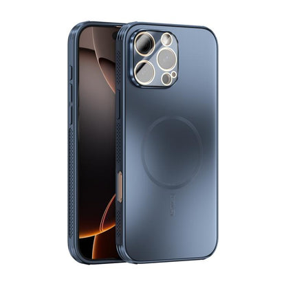 ABEEL Heat Dissipation Frosted MagSafe Phone Case with Lens Film, For iPhone Air, For iPhone 16 Pro Max, For iPhone 16 Pro, For iPhone 16 Plus