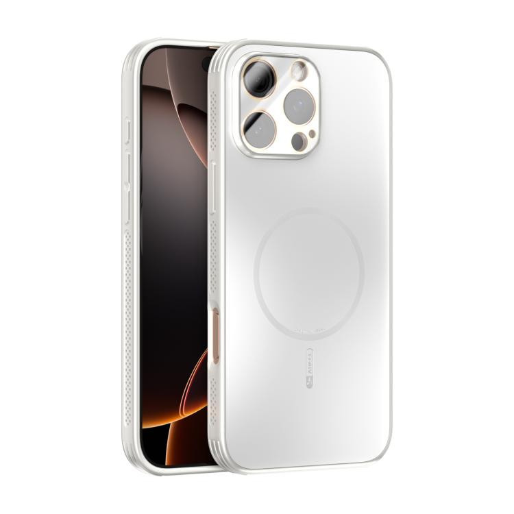 ABEEL Heat Dissipation Frosted MagSafe Phone Case with Lens Film, For iPhone Air, For iPhone 16 Pro Max, For iPhone 16 Pro, For iPhone 16 Plus