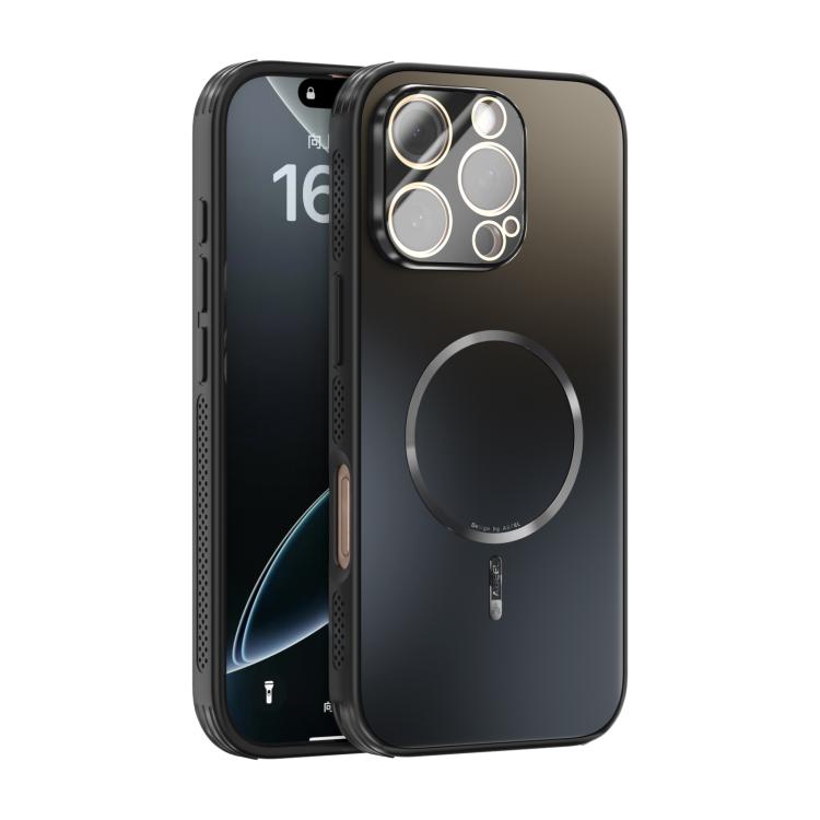 ABEEL Heat Dissipation Frosted MagSafe Phone Case with Lens Film, For iPhone Air, For iPhone 16 Pro Max, For iPhone 16 Pro, For iPhone 16 Plus